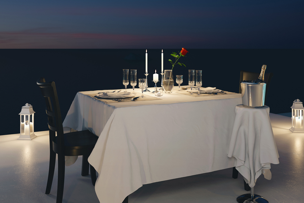 phaos santorini suites romantic dinner